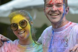 Photo of two students - all about housing