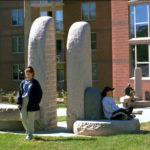 Departmental Secretary Students outside of Pinney Hall