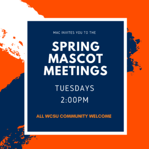 Mascot Meeting Spring 2021 Tuesdays 2:00pm