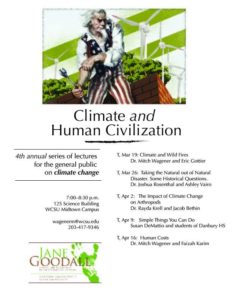 image of climate change leture series poster