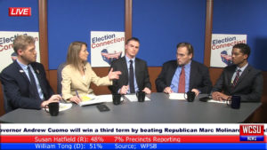 image of Anchor desk at 2018 Election Connection
