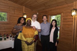 image of Pictured at the 2019 Aquarion Environmental Champion Awards ceremony at the Beardsley Zoo in Bridgeport are (l-r): Danika Wagener, Rita Wagener, Professor of Biological and Environmental Sciences Dr. Mitch Wagener, Biological and Environmental Sciences Department Chair Dr. Pat Boily and Karina Ross.