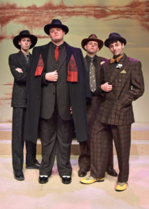 Image from Western Connecticut State University production of "The Resistible Rise of Arturo Ui"