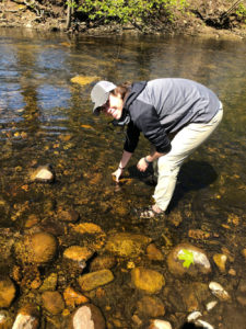 image of Kelly Nealon at Norwalk River site