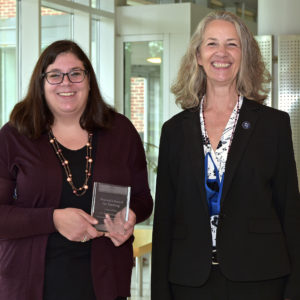 Associate Professor of Biology Dr. Kristin Giamanco and Provost Dr. Missy Alexander