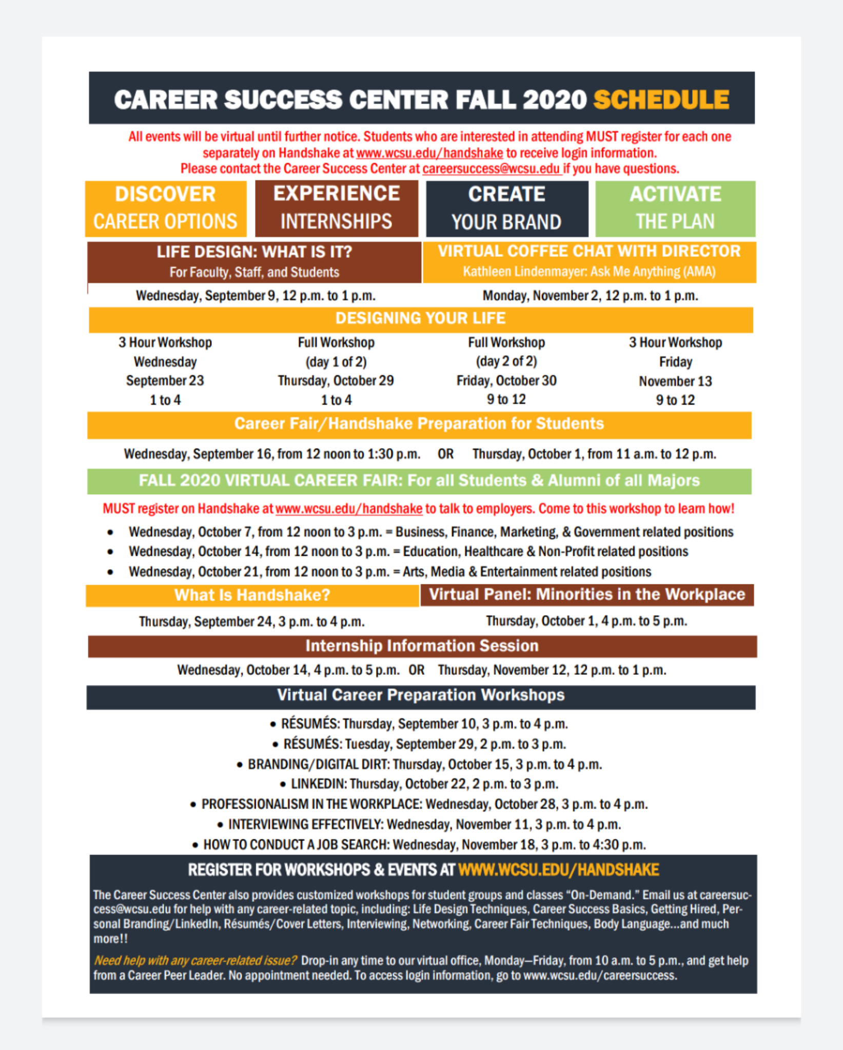 image of Career Success Center poster