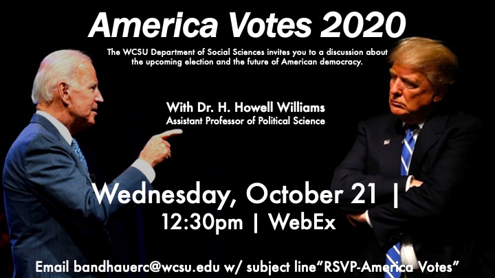 image of flyer for America Votes