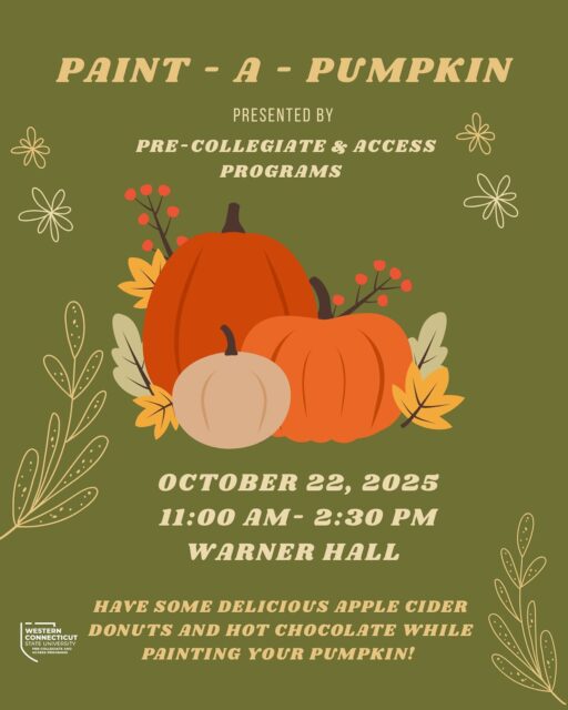 Come celebrate this Fall season with churros, hot chocolate and some pumpkin painting at warner hall this Wednesday! 🎃🍁🍂#wcsu #schoolspirit #humpday