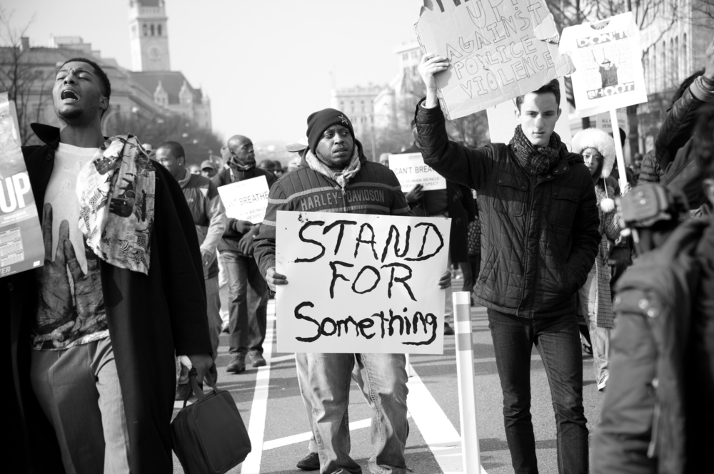 Protesters in DC_shutterstock_RenaSchild
