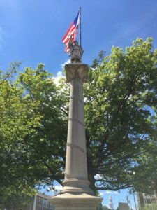 Memorial Column on Main and West Street