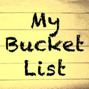 Bucket List on Post It Note