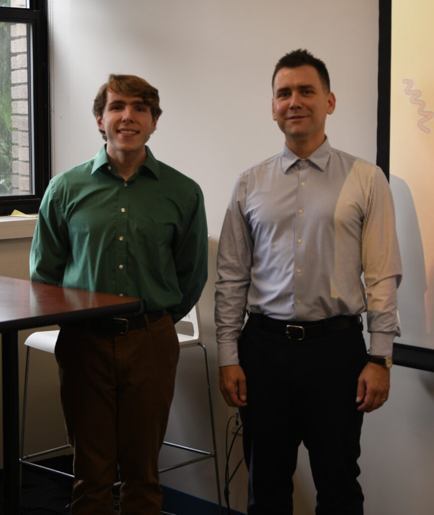 A collaboration between Poli Sci Professor Dr. H. Howell Williams and student Chris Powers allows classmates to see ’90s politics from both perspectives