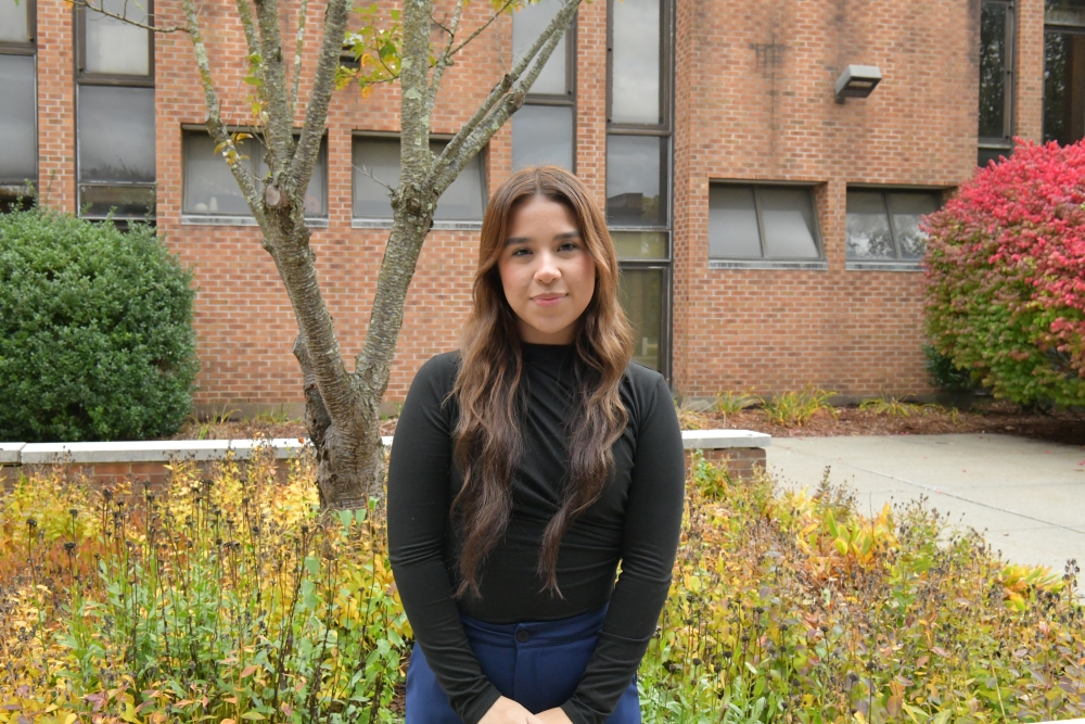 First-generation WestConn student Elisa Cardona has a lot to celebrate this holiday season First-generation WestConn student Elisa Cardona has a lot to celebrate this holiday season