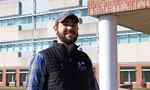 Biology student Michael Tambascio's research is 'for the birds'
