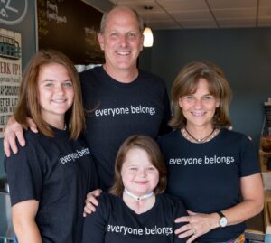 (Clockwise from left): Mollie, Scott, Kim and Meg Morrison