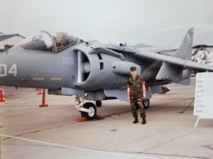 Malcolm MacKenzie in Iwakuni, Japan, 1996.
