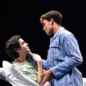 Donovan Shaw as Belize in "Angels in America."