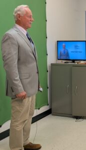 Neal Macmillen tries his hand at Weathercasting, fall 2025.