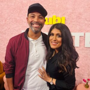 Tubi Chief People Officer Natasha Valani with her husband, Cristian Duran