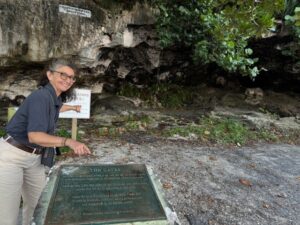 Dr. Theodora Pinou in the Bahamas.