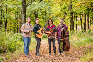 On the Trail: (l-r): Tom Polizzi, Charlie Widmer, Austin Scelzo and Matt Curley