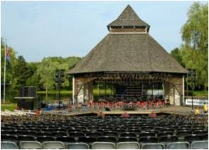 Image of Ives Concert Park gazebo