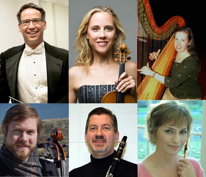 Image of Ridgefield Symphony Orchestra, WCSU musicians