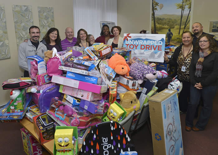 Some of the toys collected by the WCSU Police Department in 2012.