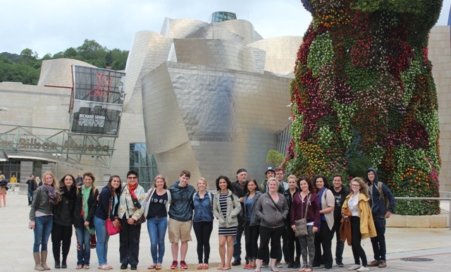 Image of Guggenheim Museum from Spain study-abroad trip