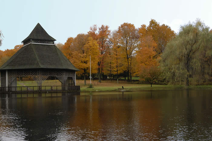 Image of Ives Concert Park gazebo
