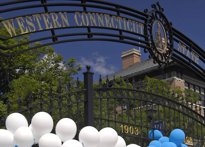 Image of the Midtown campus gates