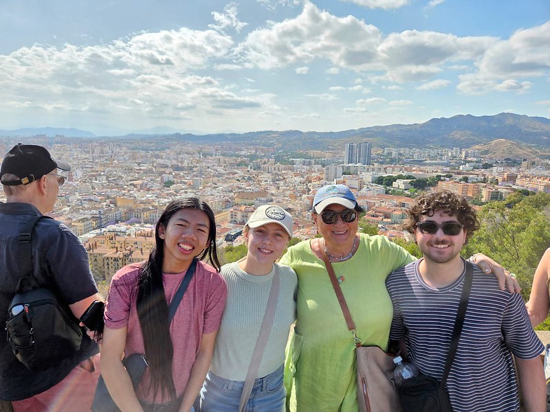Galina and Students in Spain