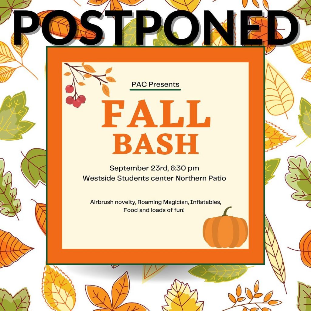 Fall Bash 2021! – What's On at WCSU?