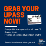 Grab your U-Pass at the Info Desks in the Student Centers