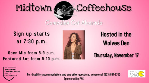 Coffeehouse 11/17 Comedian Cat Alvarado