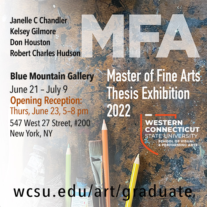 Blue Mountain Gallery exhibition poster