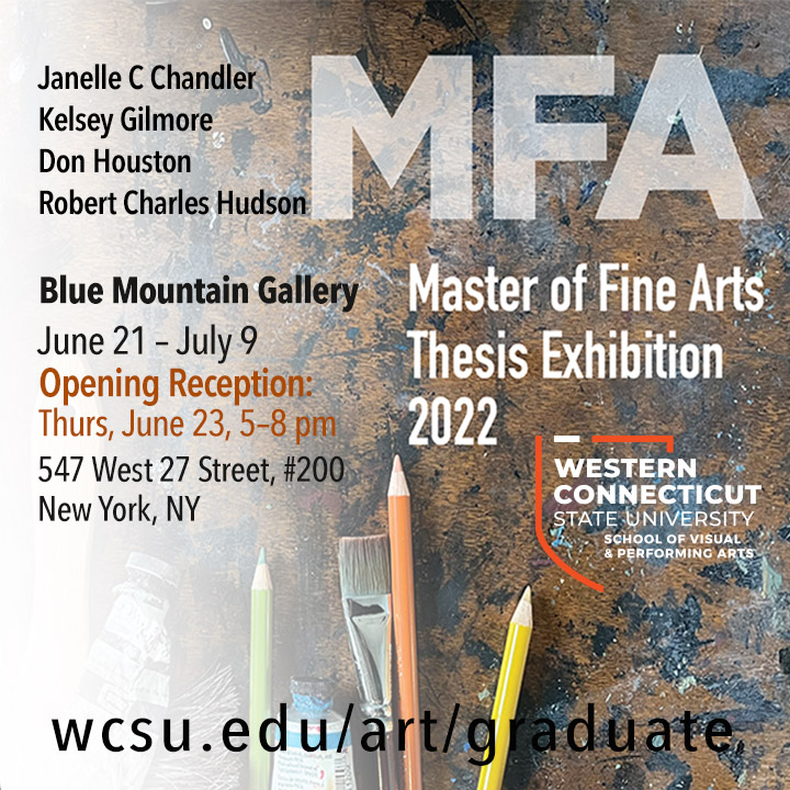 Blue Mountain Gallery exhibition poster
