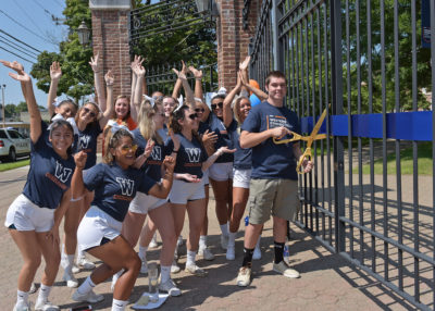 Opening the Gates ribbon cutting