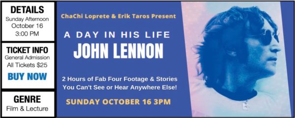 John Lennon Film & Lecture at the Palace Theater
