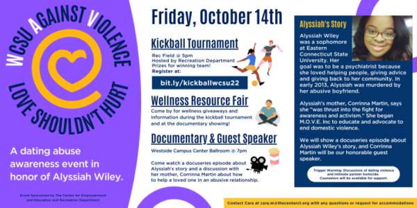 WCSU Against Violence (WAV) 10/14