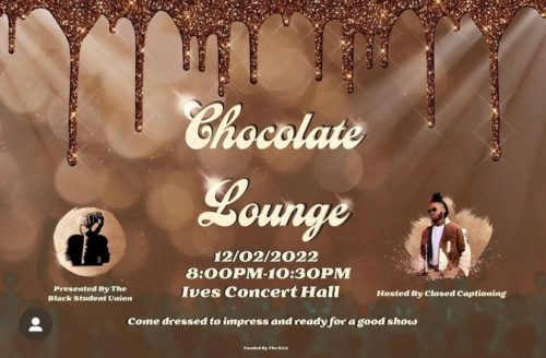 Chocolate Lounge 12/2 at 8 p.m.