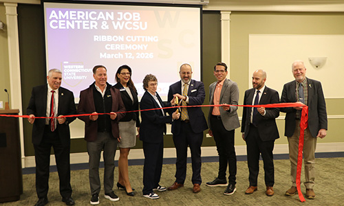 ribbon cutting for the American Job Center’s new location on the university’s Midtown campus