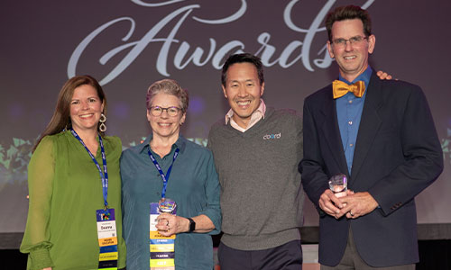 Western Connecticut State University was awarded the One CBORD Award in recognition of its outstanding delivery of system applications and service to its community.