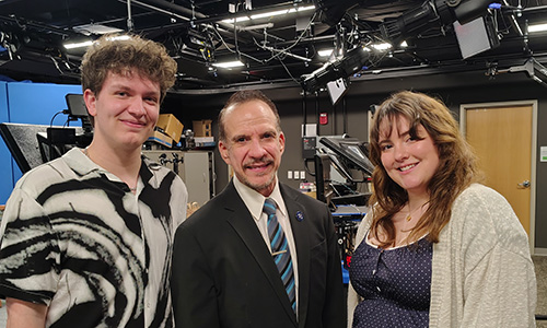 Two WestConn students earn recognition for news reporting at NATAS Boston/New England conference