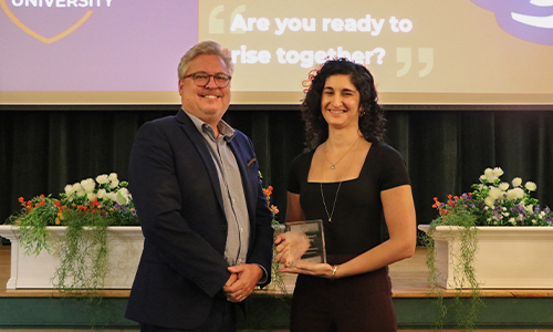 WCSU’s Dr. Antonia Giannakakos receives Provost’s Teaching Award