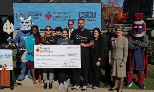 Stop & Shop Donates $200,000 to Campus Food Pantries Across CSCU System as More Students Experience Food Insecurity