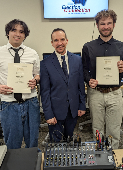 Award honorees Brandon LaRose (left) and Buster Comaskey (right)