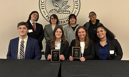 WestConn’s first all-female Moot Court team to qualify for the American Moot Court Association’s National Championship Tournament