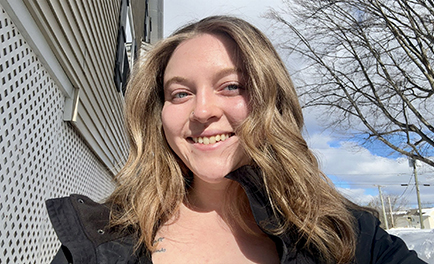 graduate student Ashley DeSiata