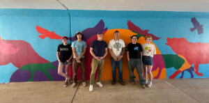 mural group photo